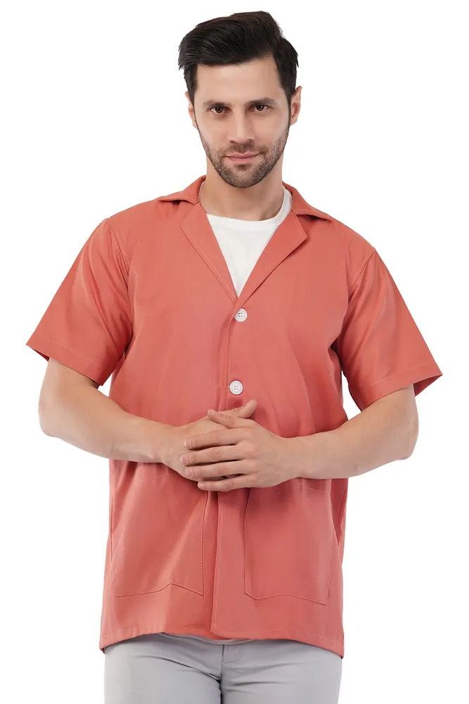 Mens Half Sleeve Apron Spectrum